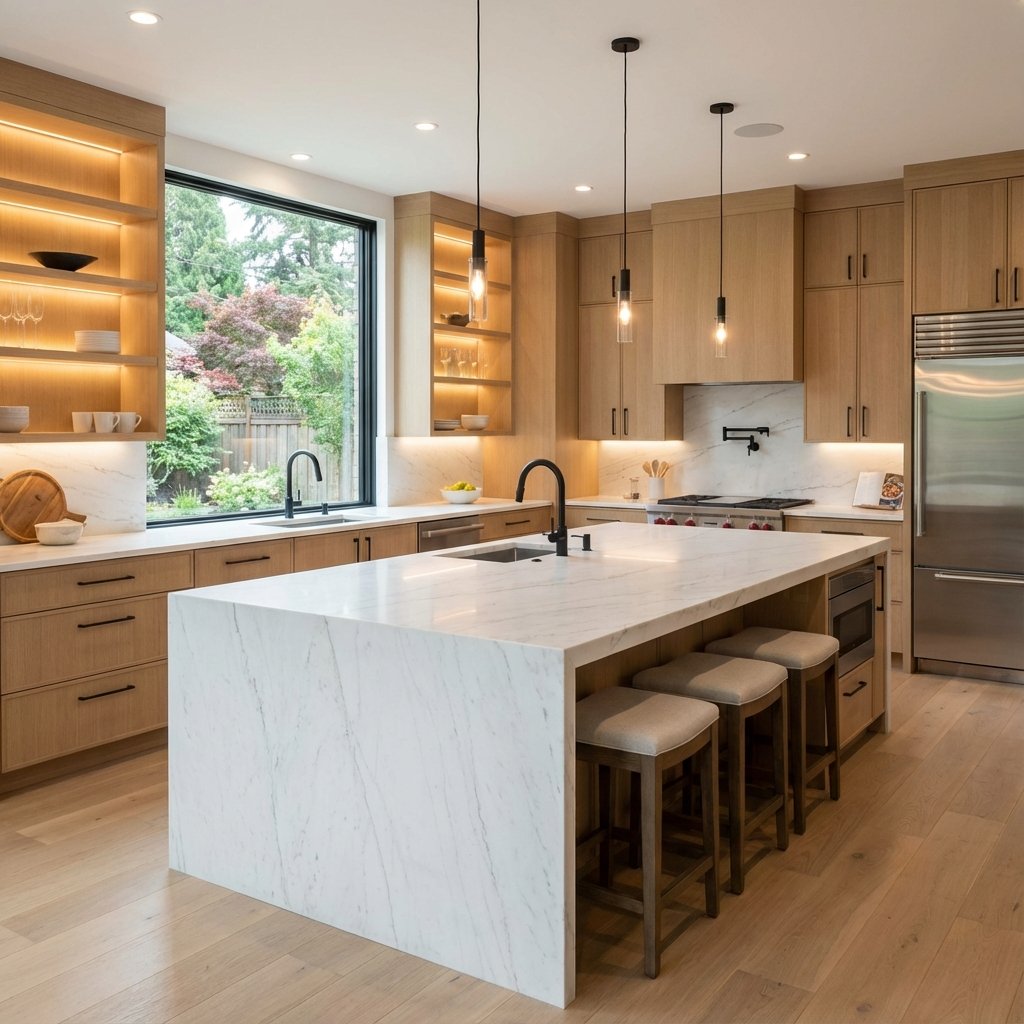Cozinha de Luxo com Mármore